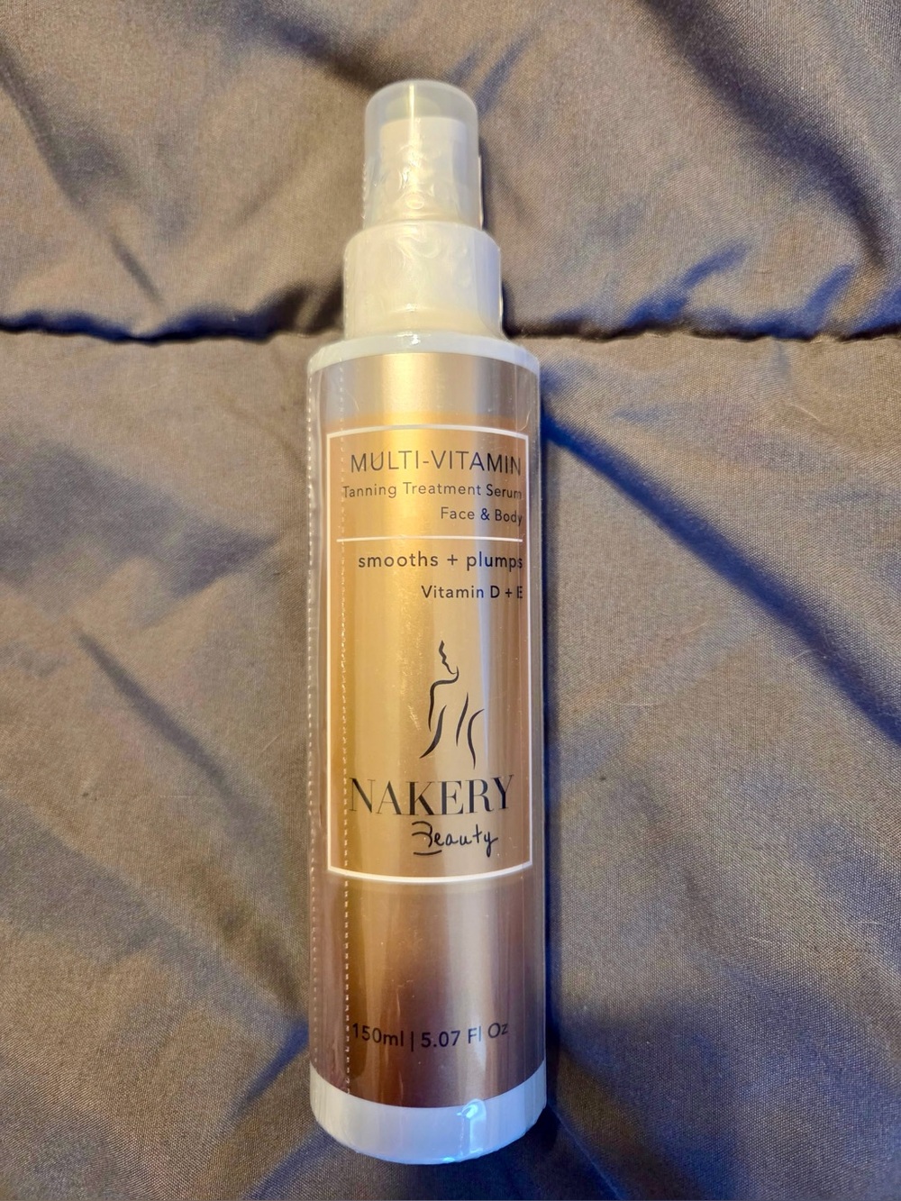 Nakery Beauty Multi-Vitamin Tanning Treatment Serum Face & Body Sealed 5.07 oz